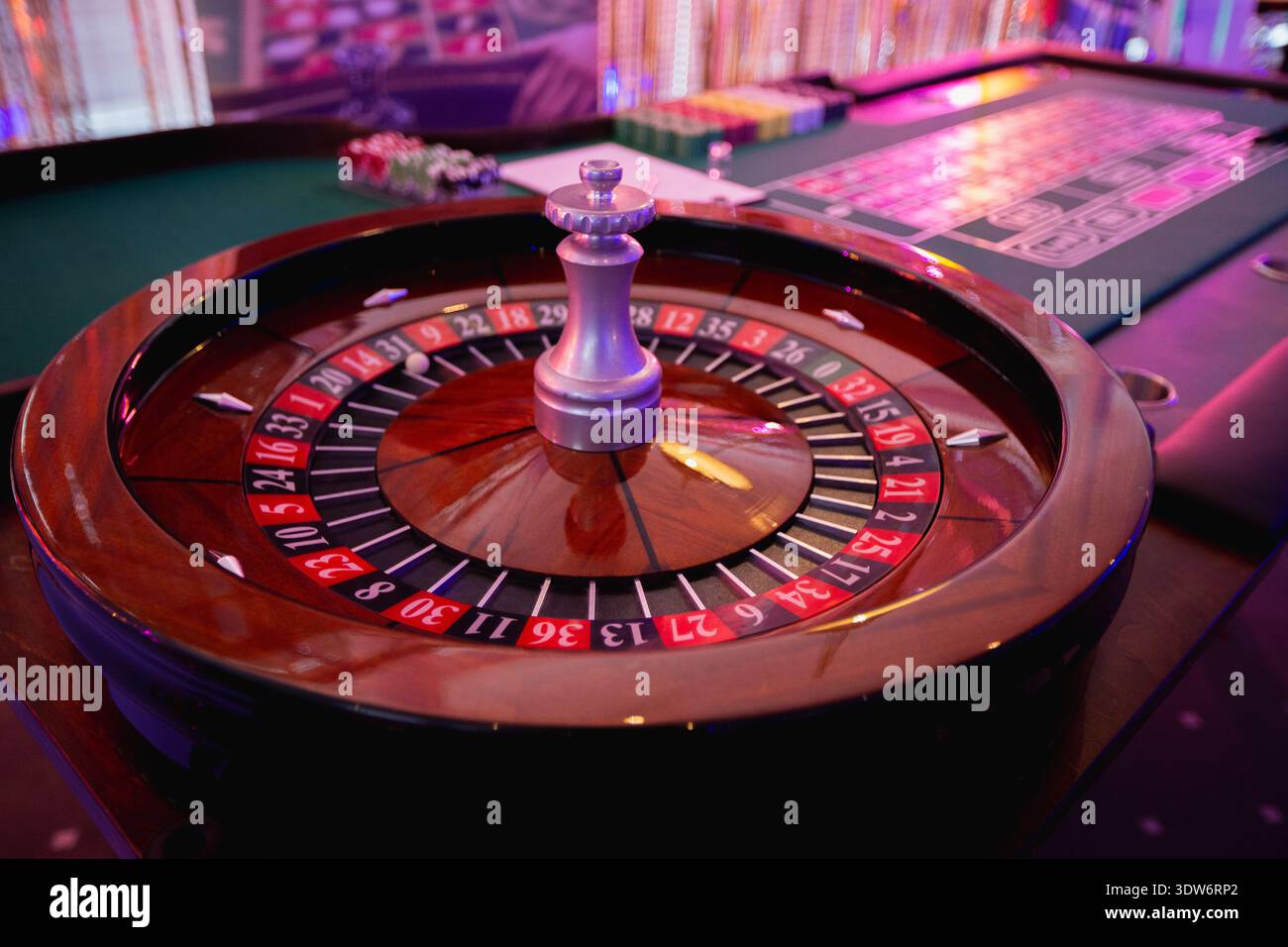 澳门彩 - 豪华轮盘赌桌特写